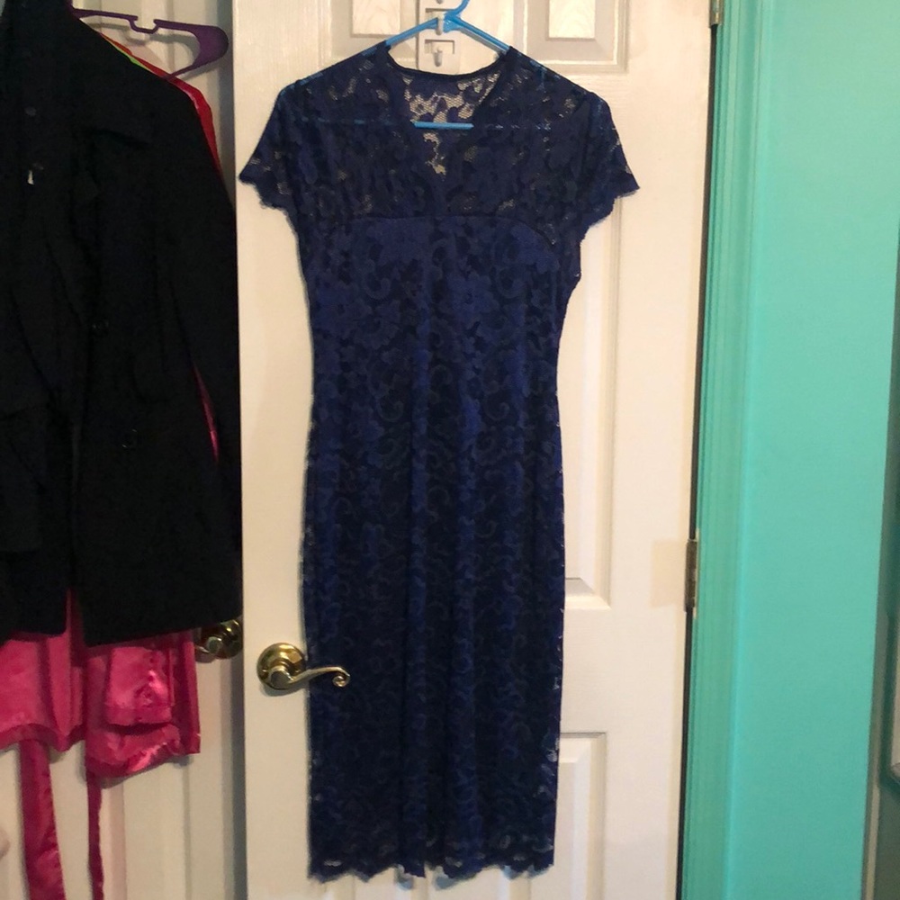 Blue Lace Dress